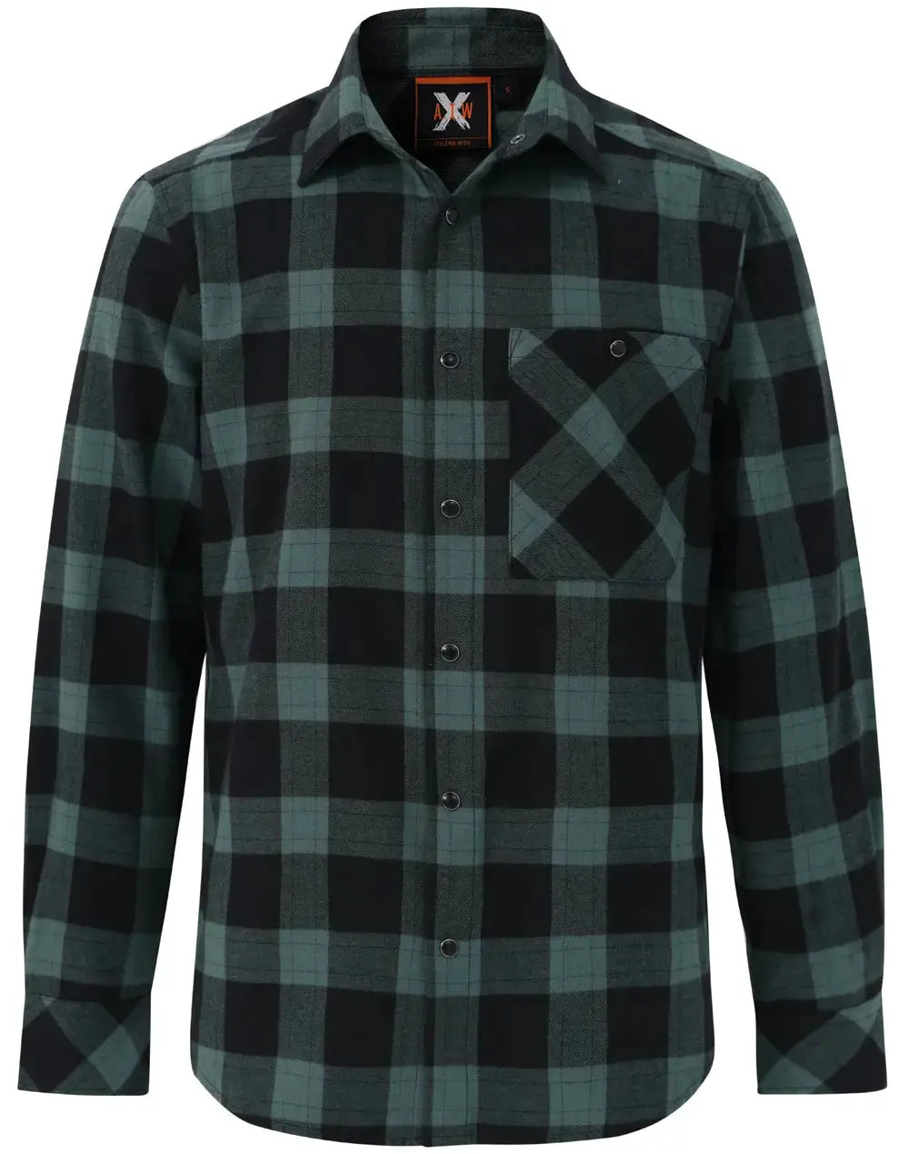 Winning Spirit Unisex Classic Flannel Plaid Shirt WT11 Winning Spirit